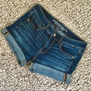American Eagle Midi Denim Shorts